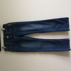 Angels blue jeans low rise Boot cut size 7